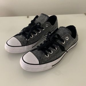 Grey and White Converse | Size 8 | Brand New